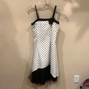 Polka dot retro dress